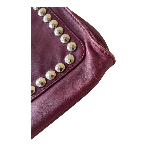 Vintage Sonia Rykiel Burgundy Clutch Purse - Picture 4 of 8
